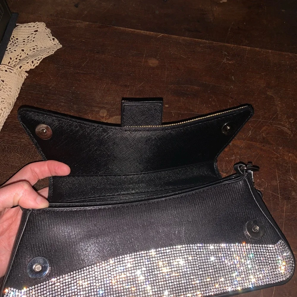 🎉 🥂 🍾Elegant Rhinestone Silver Women's Handbag - Picture 5 of 14